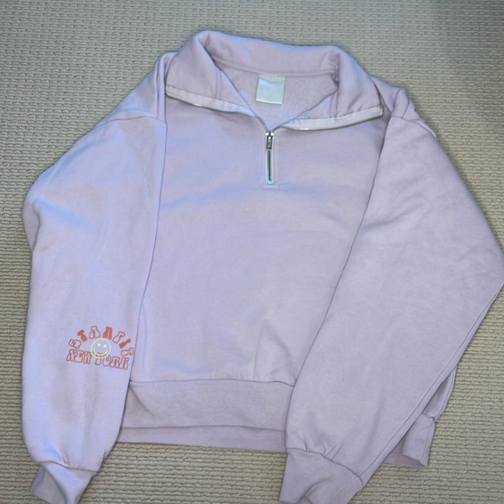 Size Medium light pink Starfit quarter zip